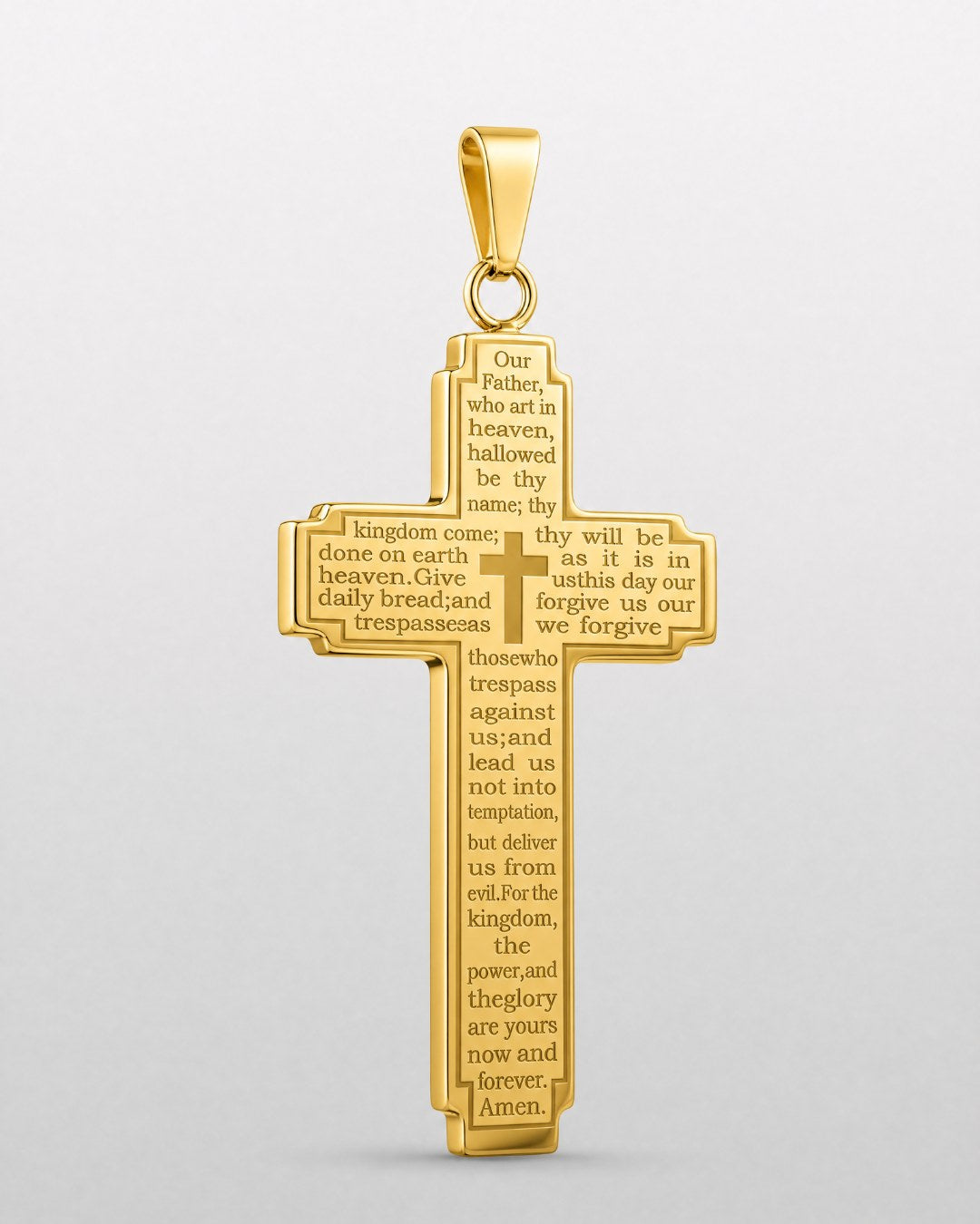 Gold Gospel Cross