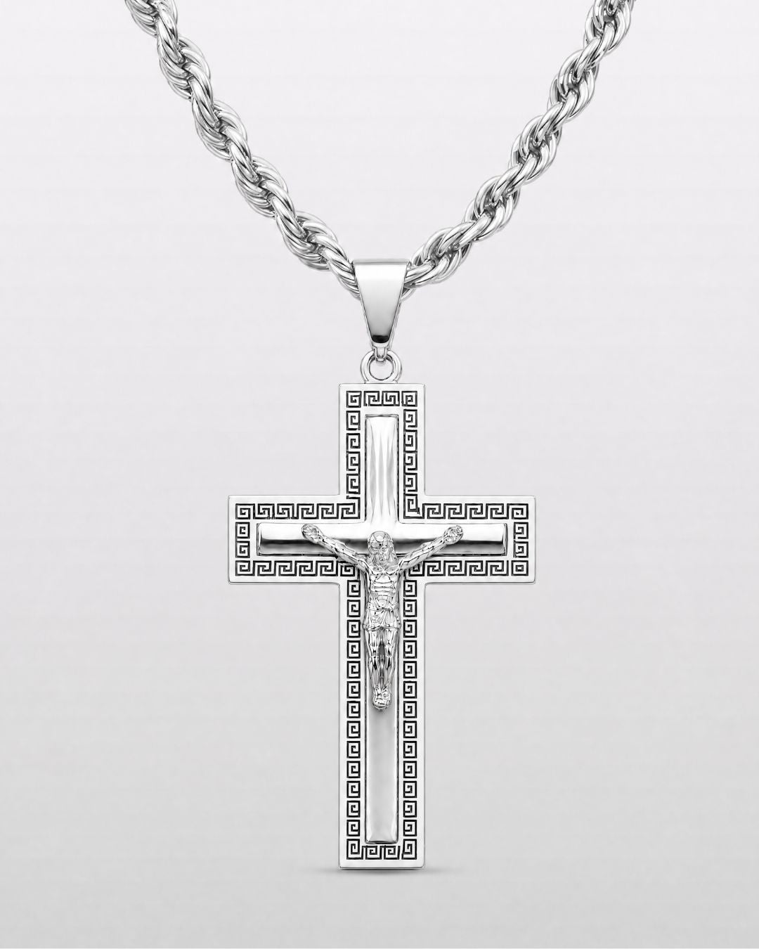 Silver Cathedral Crucifix