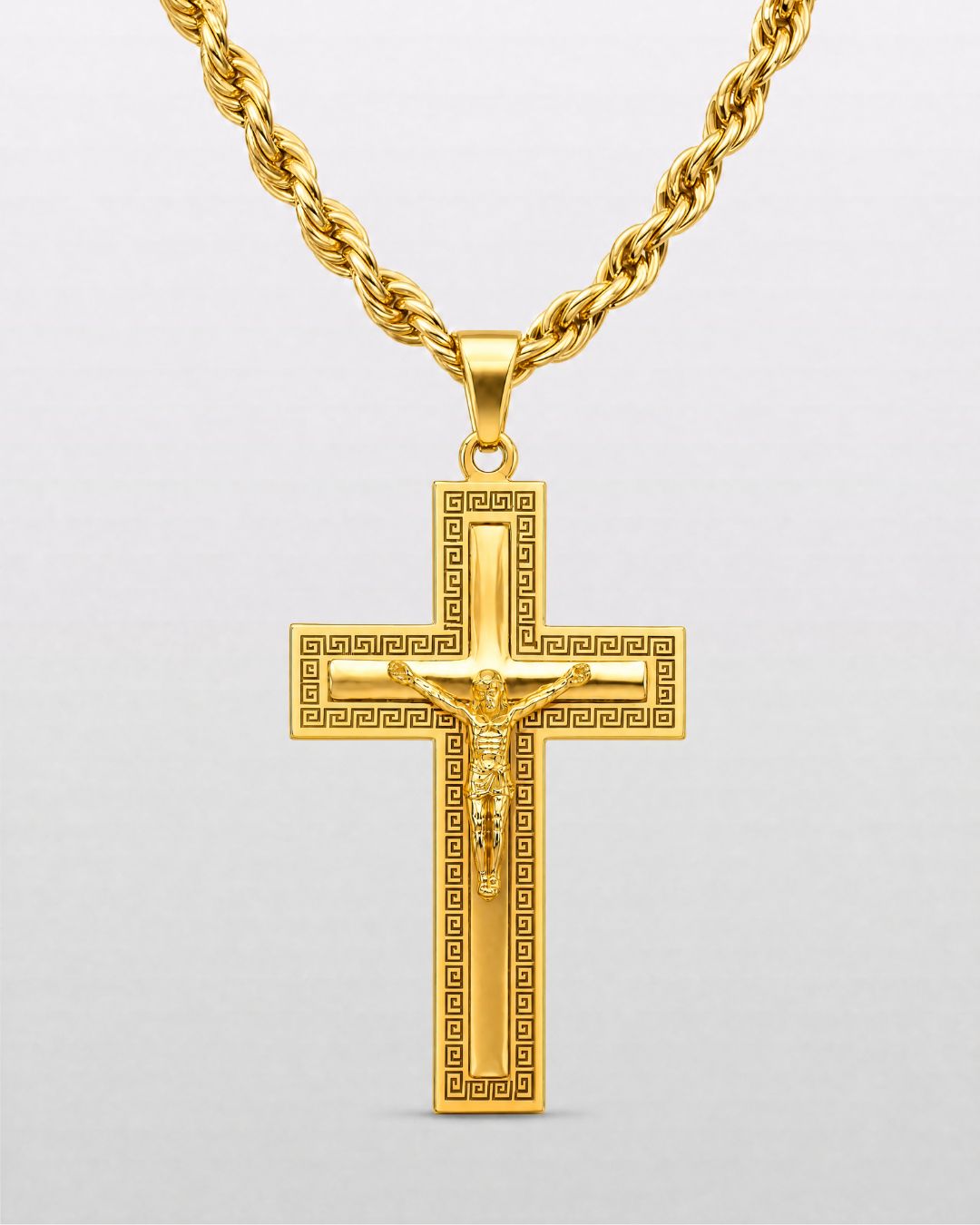 Gold Cathedral Crucifix