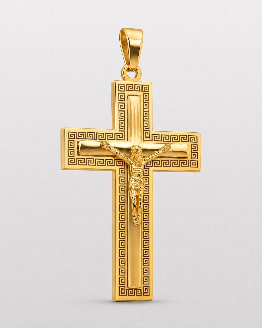 Gold Cathedral Crucifix