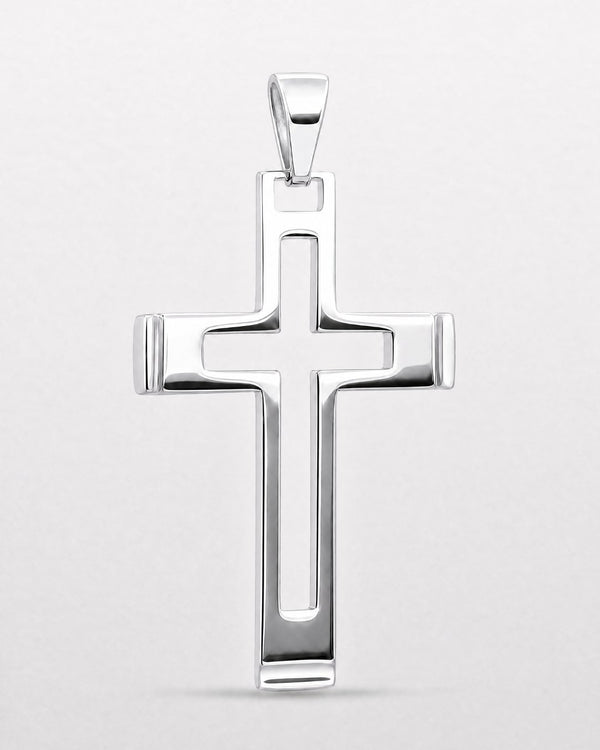 Silver Aperture Cross