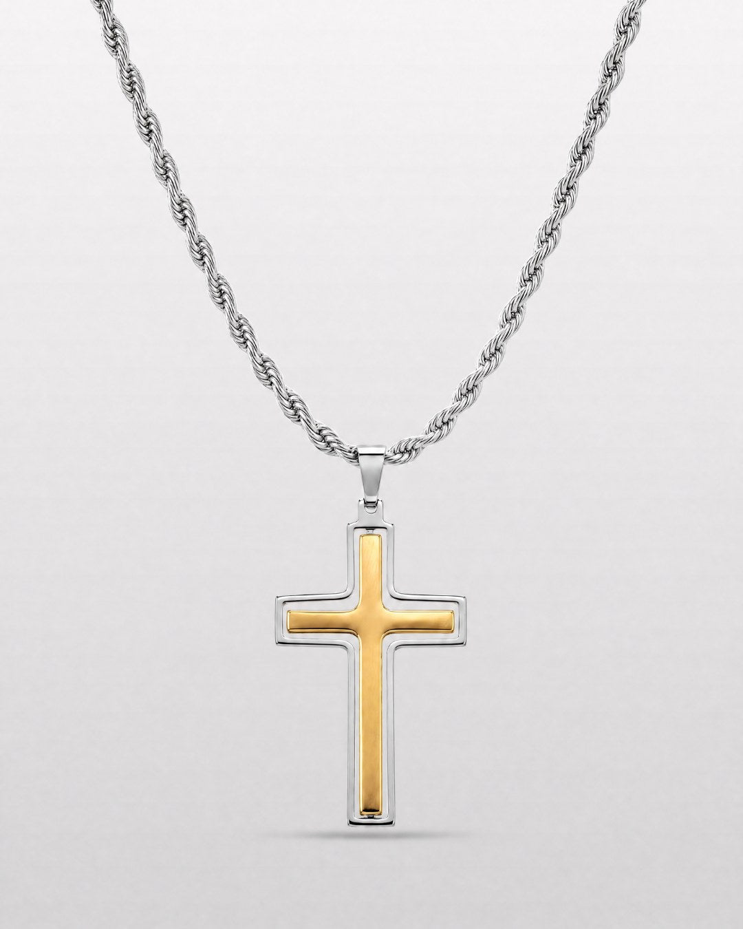 Gold Orbital Cross