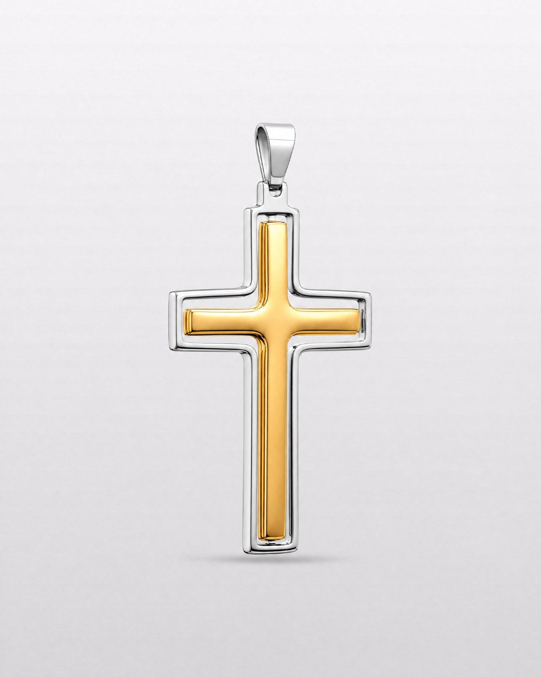 Gold Orbital Cross