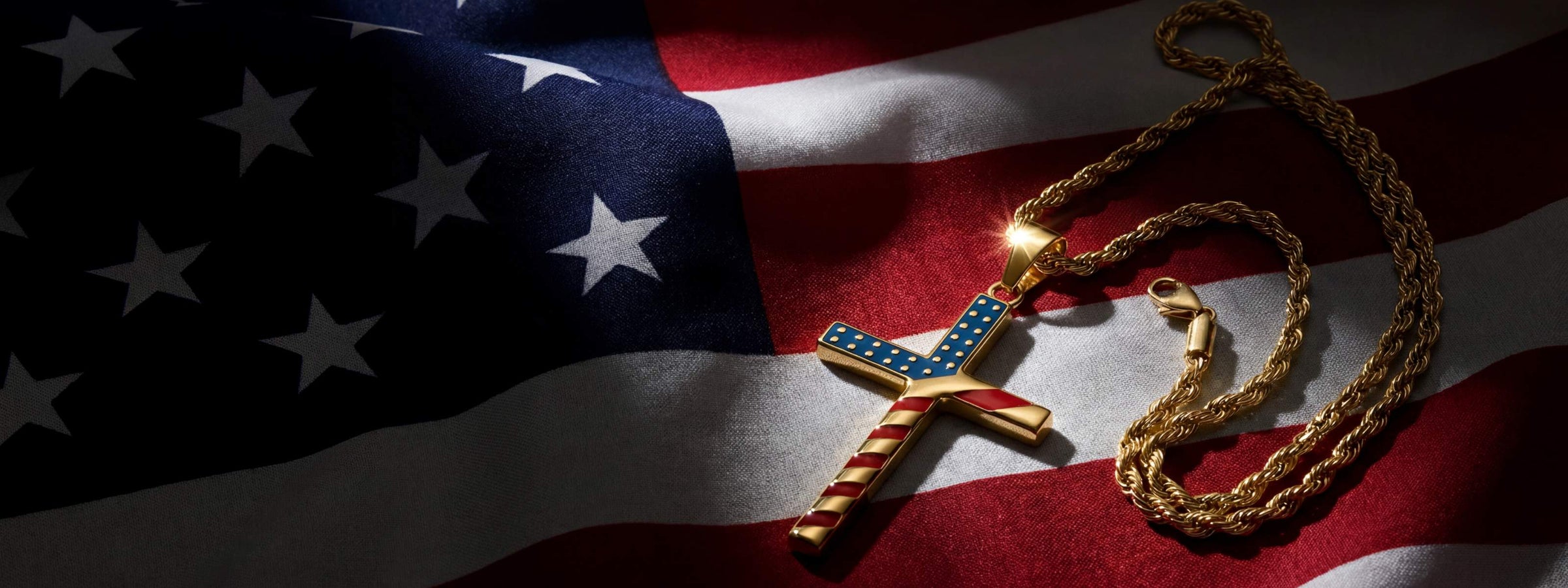 The American Cross Pendant by Havn Jewelry