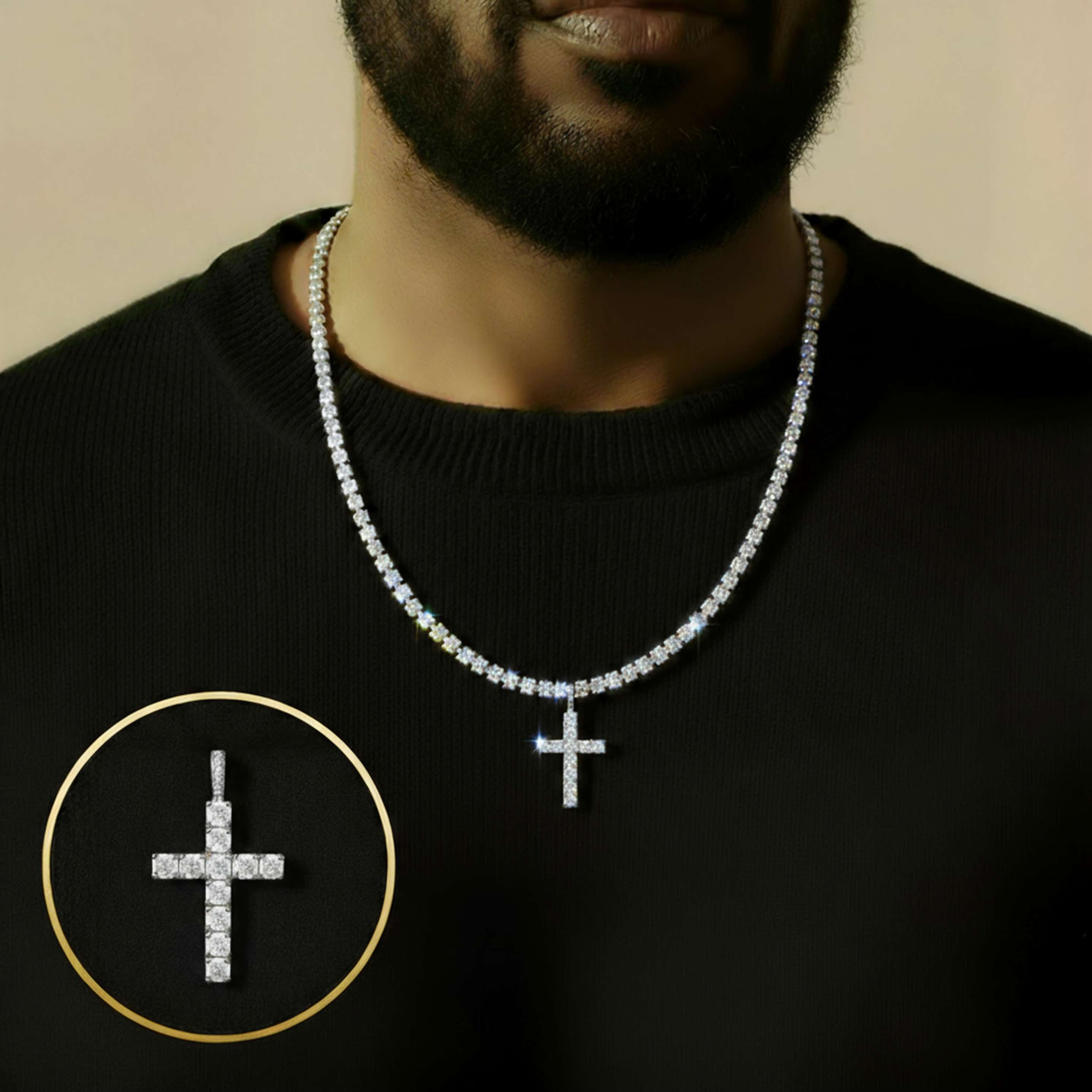 Silver Cross Pendant