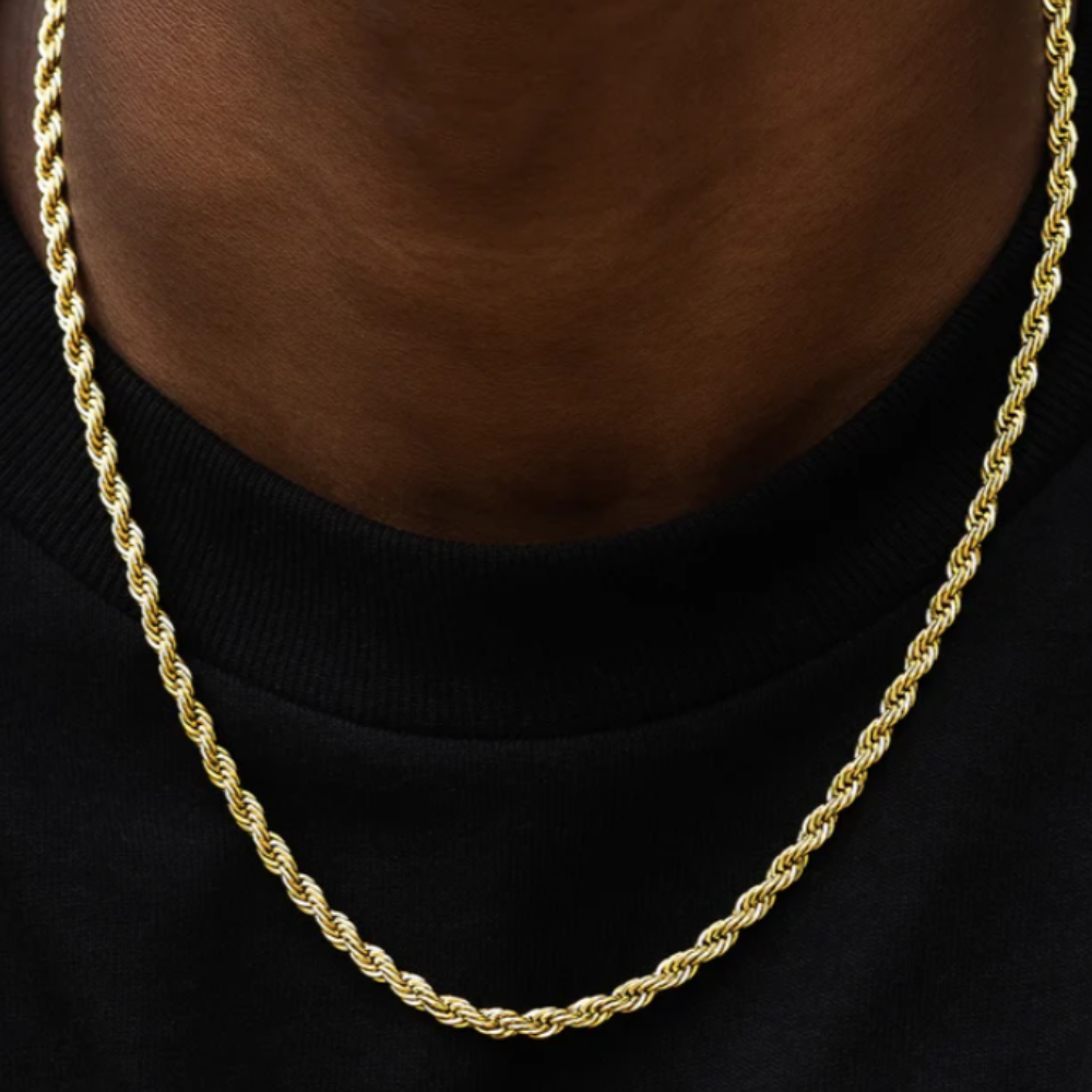 Rope Chain Solid Gold (4mm)