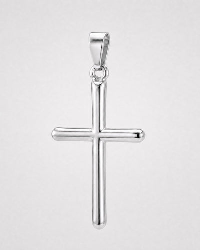 Silver Simple Cross