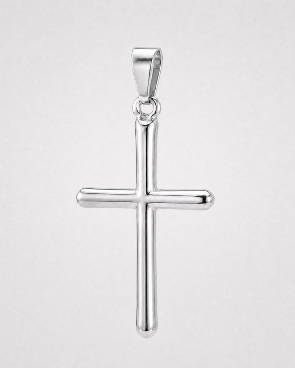 Silver Simple Cross