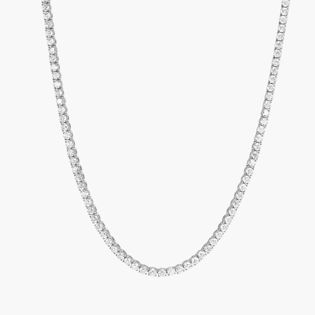 Tennis Chain White Gold  (3mm)