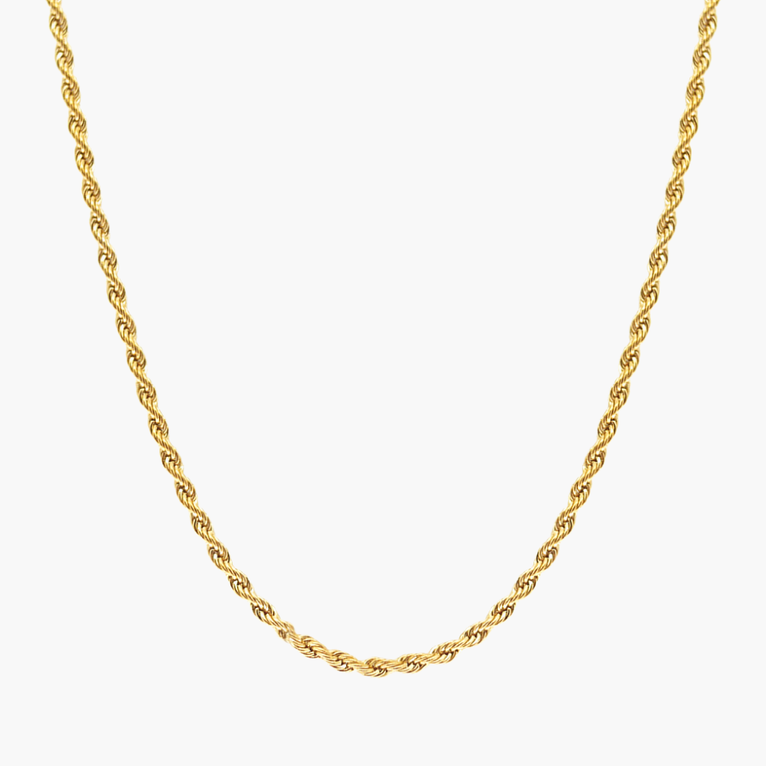 Rope Chain Gold (3mm)