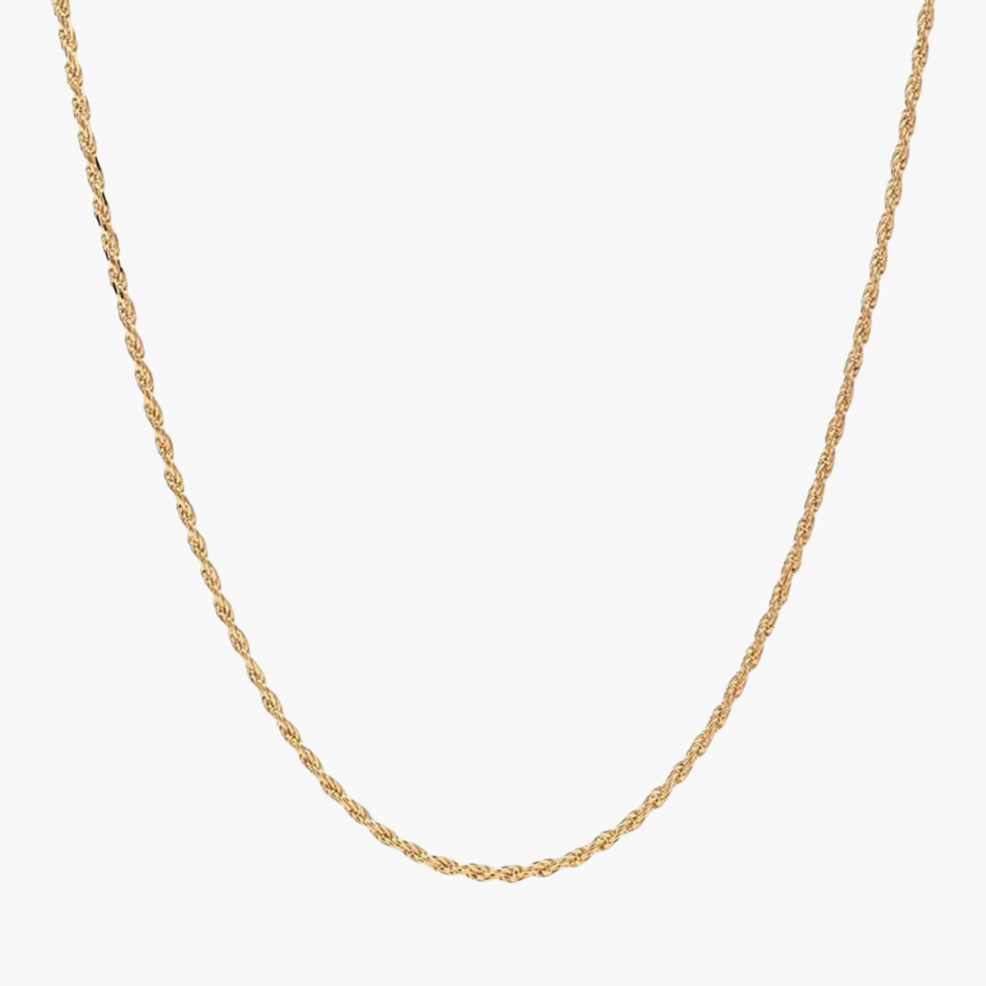 Rope Chain Solid Gold (2mm)