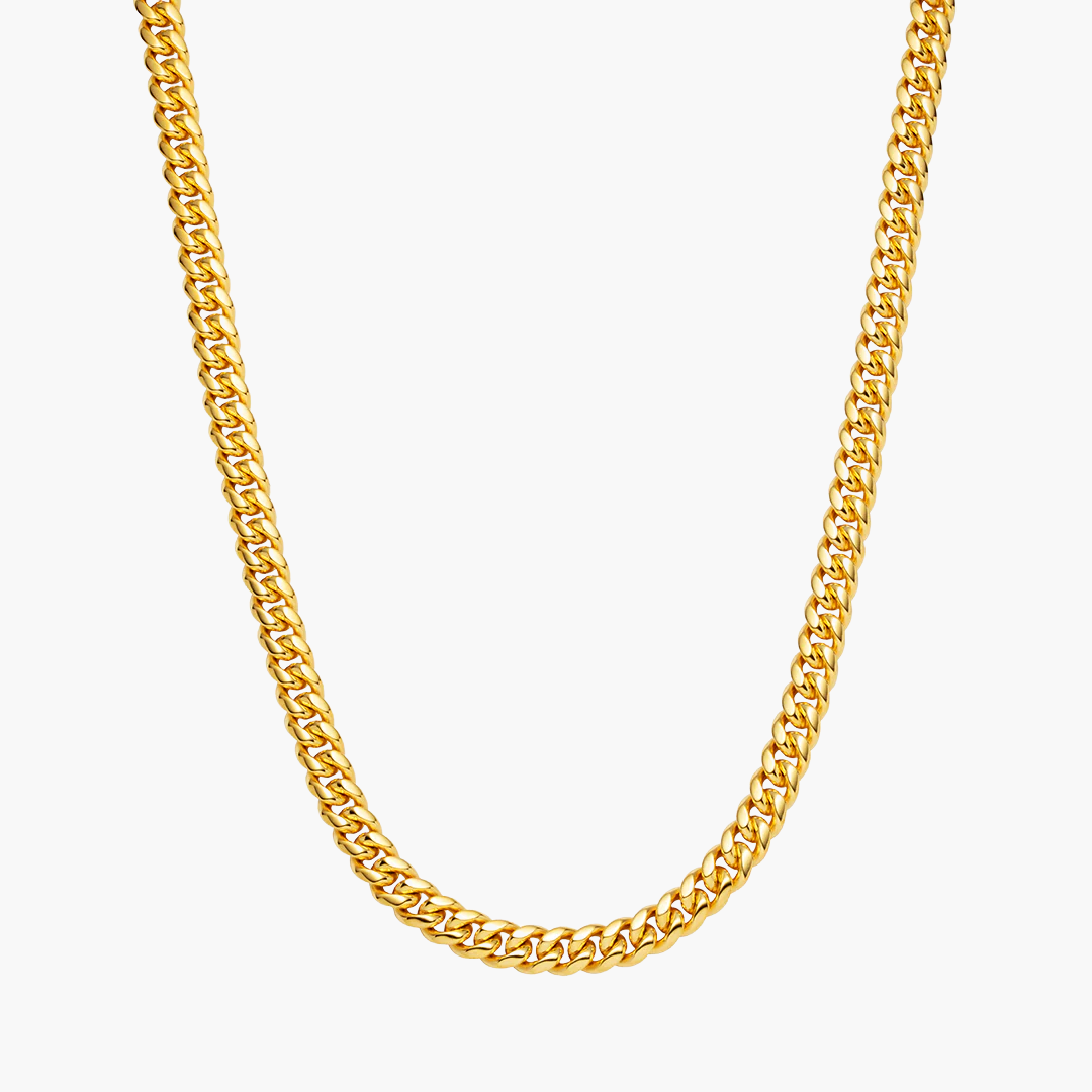 Cuban Link Chain Gold (8mm)