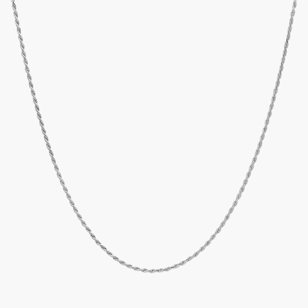 Rope Chain White Gold (2mm)