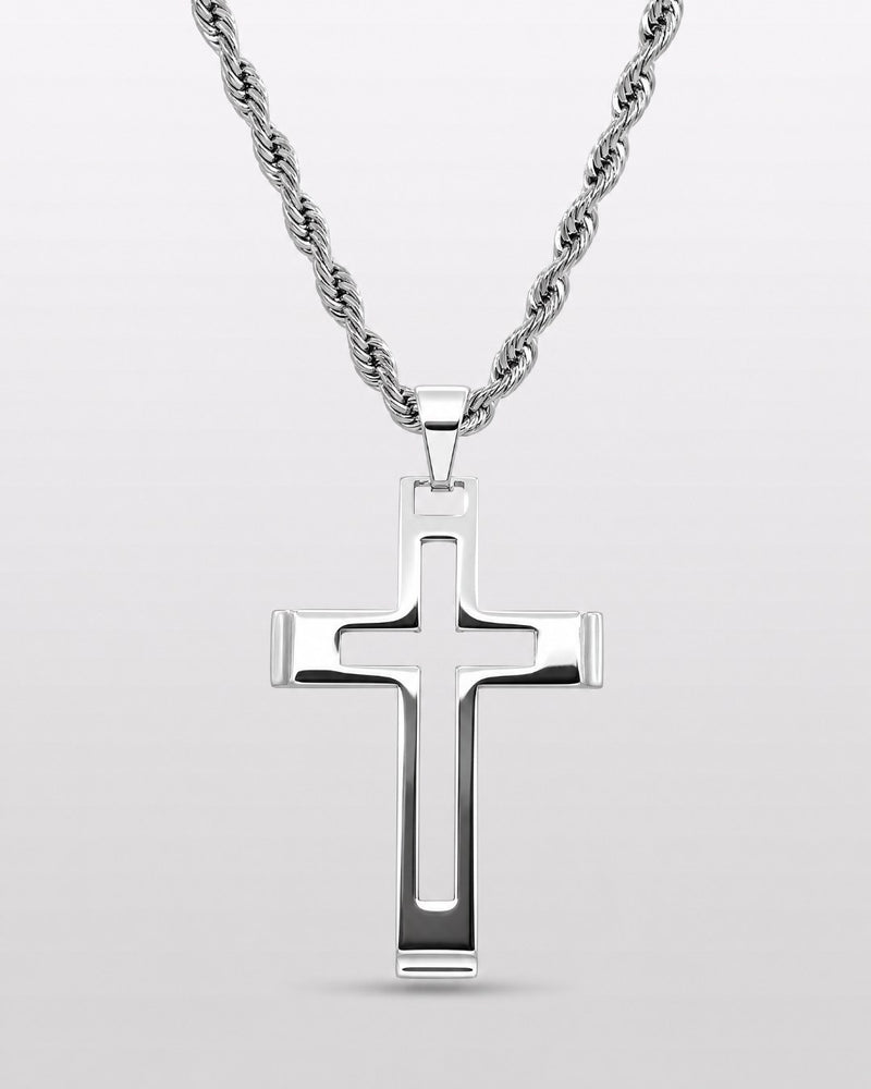 Silver Aperture Cross