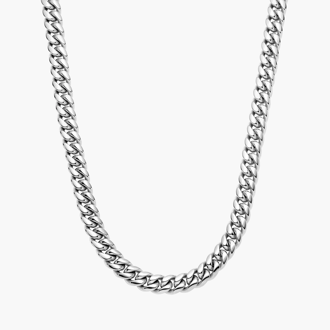 Cuban Link Chain Silver (12mm)