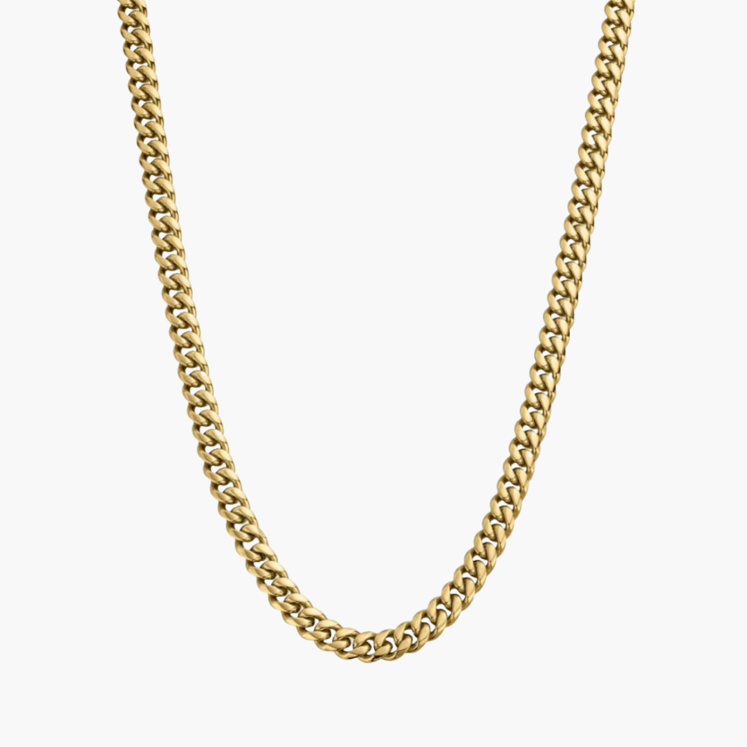 Cuban Link Chain Gold (4mm)