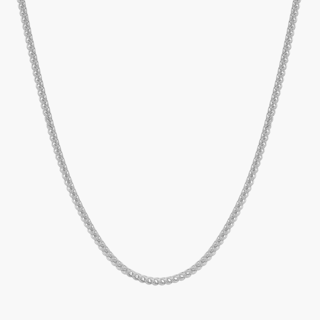 Franco Chain White Gold (3mm)