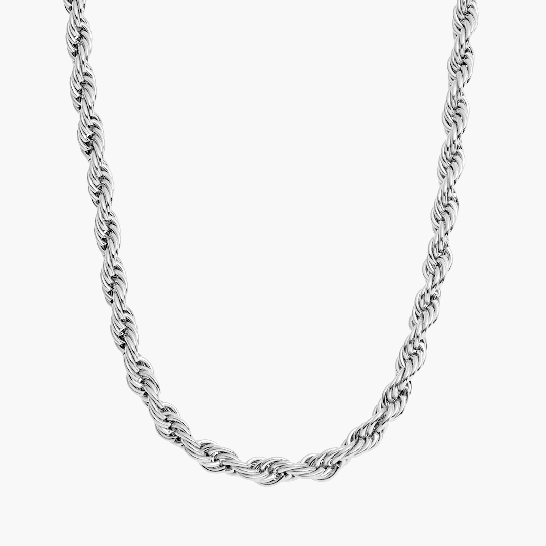 Rope Chain Silver (8mm)