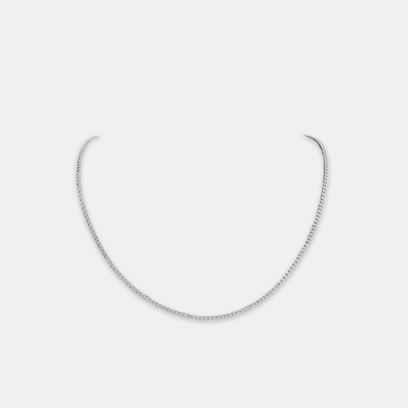 Micro Cuban Silver (3mm)