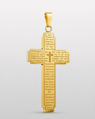 Gold Gospel Cross