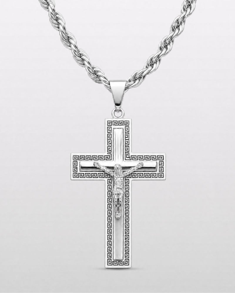 Silver Cathedral Crucifix