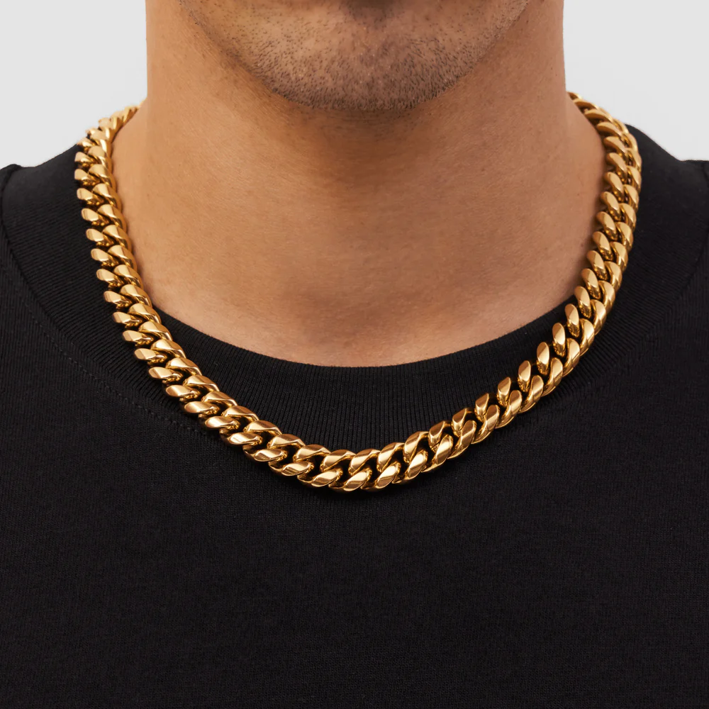 Cuban Link Chain Gold (12mm)