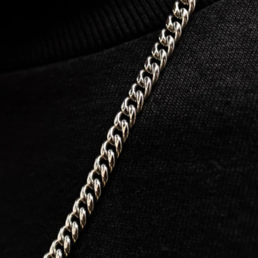 Cuban Link Chain White Gold (5mm)