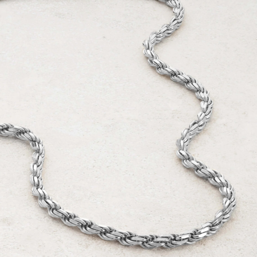 Rope Chain Silver (4mm)