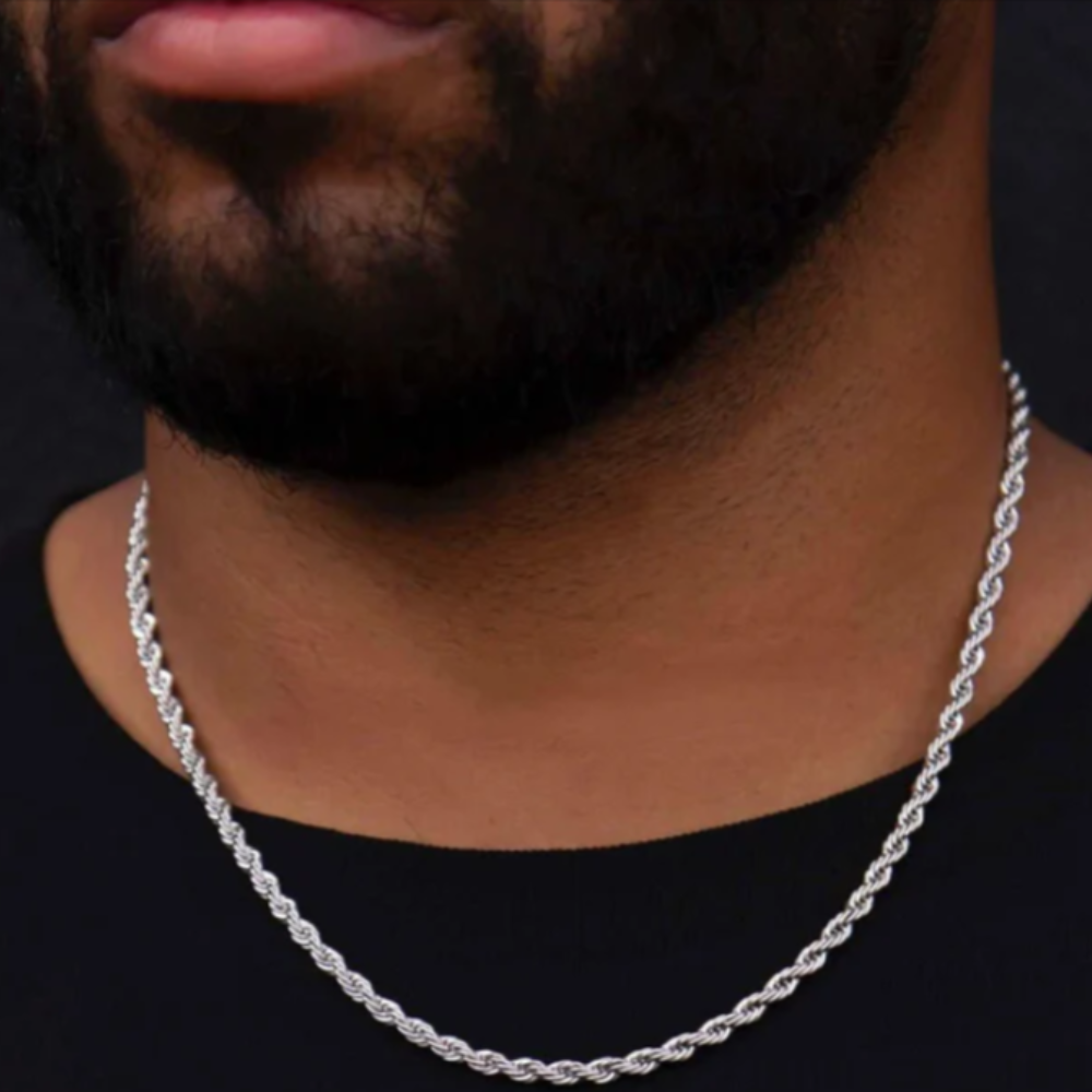 Rope Chain White Gold (4mm)