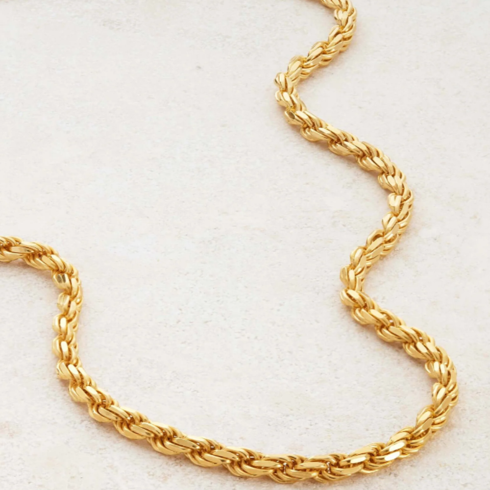 Rope Chain Gold (4mm)