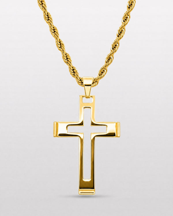 Gold Aperture Cross - Model