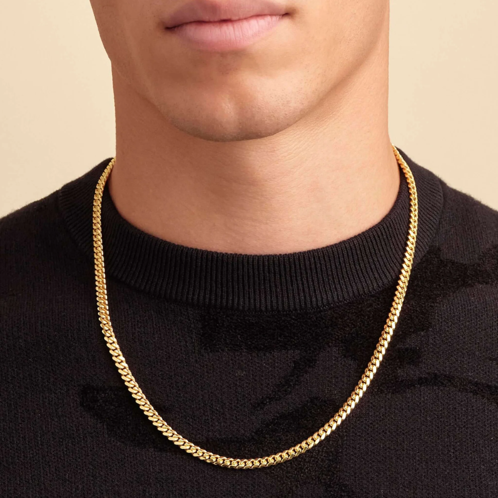 Cuban Link Chain Gold (5mm)