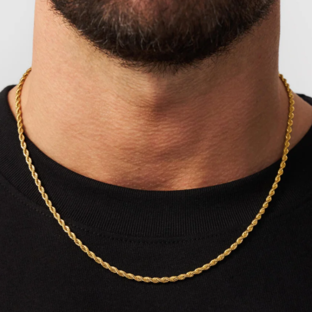 Rope Chain Gold (3mm)