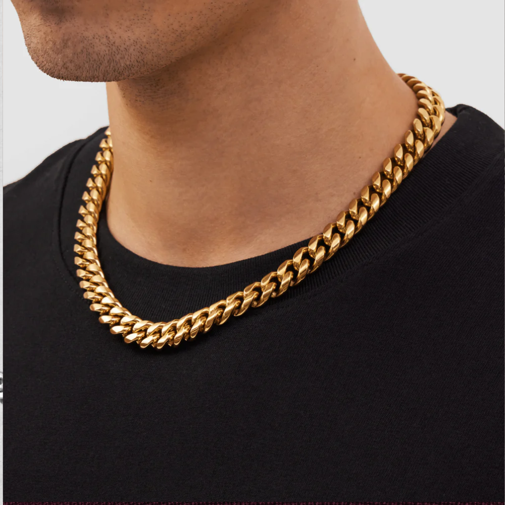 Cuban Link Chain Gold (12mm)