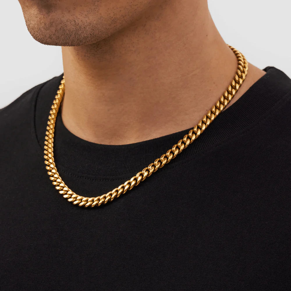 Cuban Link Chain Gold (4mm)