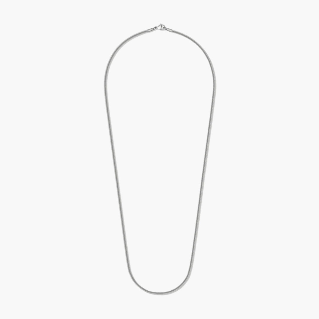 Flat Snake Chain Silver (2mm)