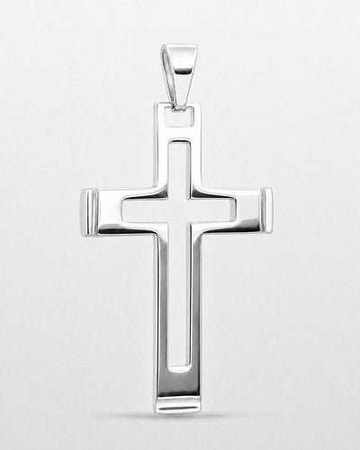 Silver Aperture Cross