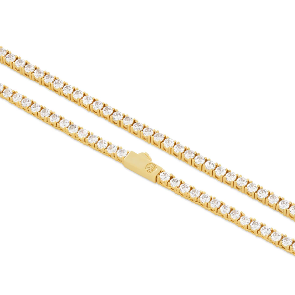 Tennis Chain Solid Gold (3mm)