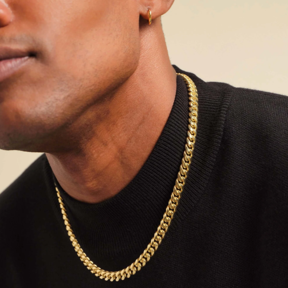 Cuban Link Chain Gold (8mm)