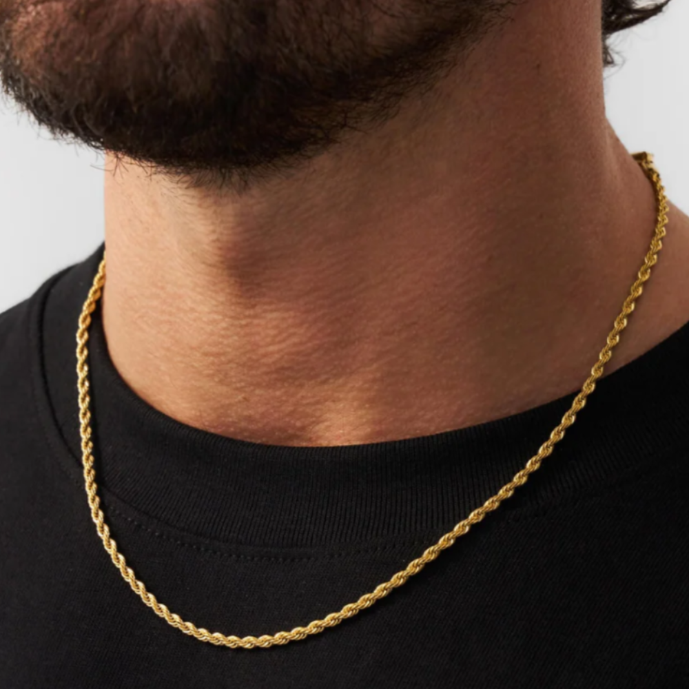 Rope Chain Gold (3mm)