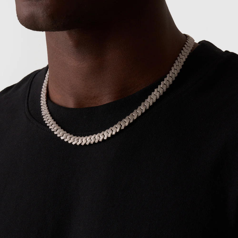 Iced Cuban Chain Silver (8mm)