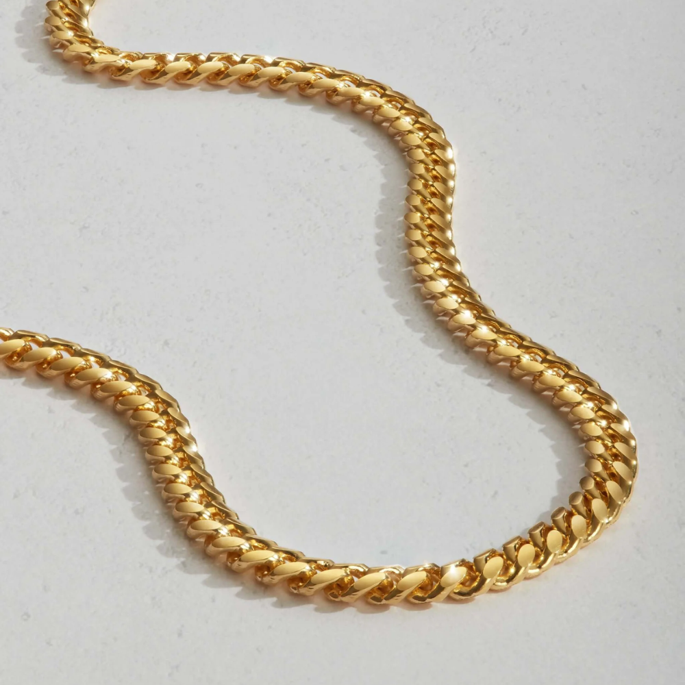 Cuban Link Chain Solid Gold (2mm)