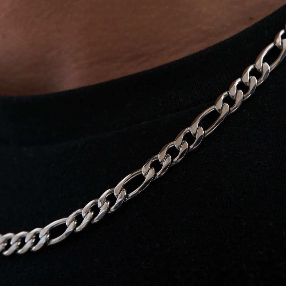 Figaro Chain Silver (5mm)