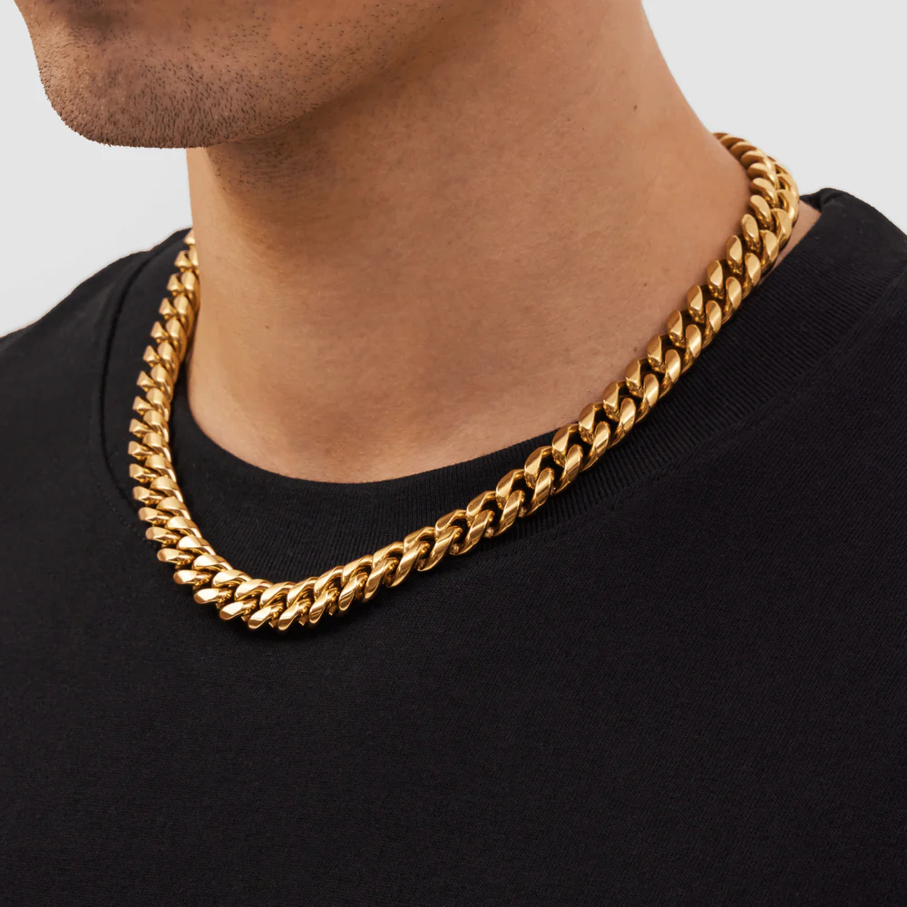 Cuban Link Chain Solid Gold (12mm)