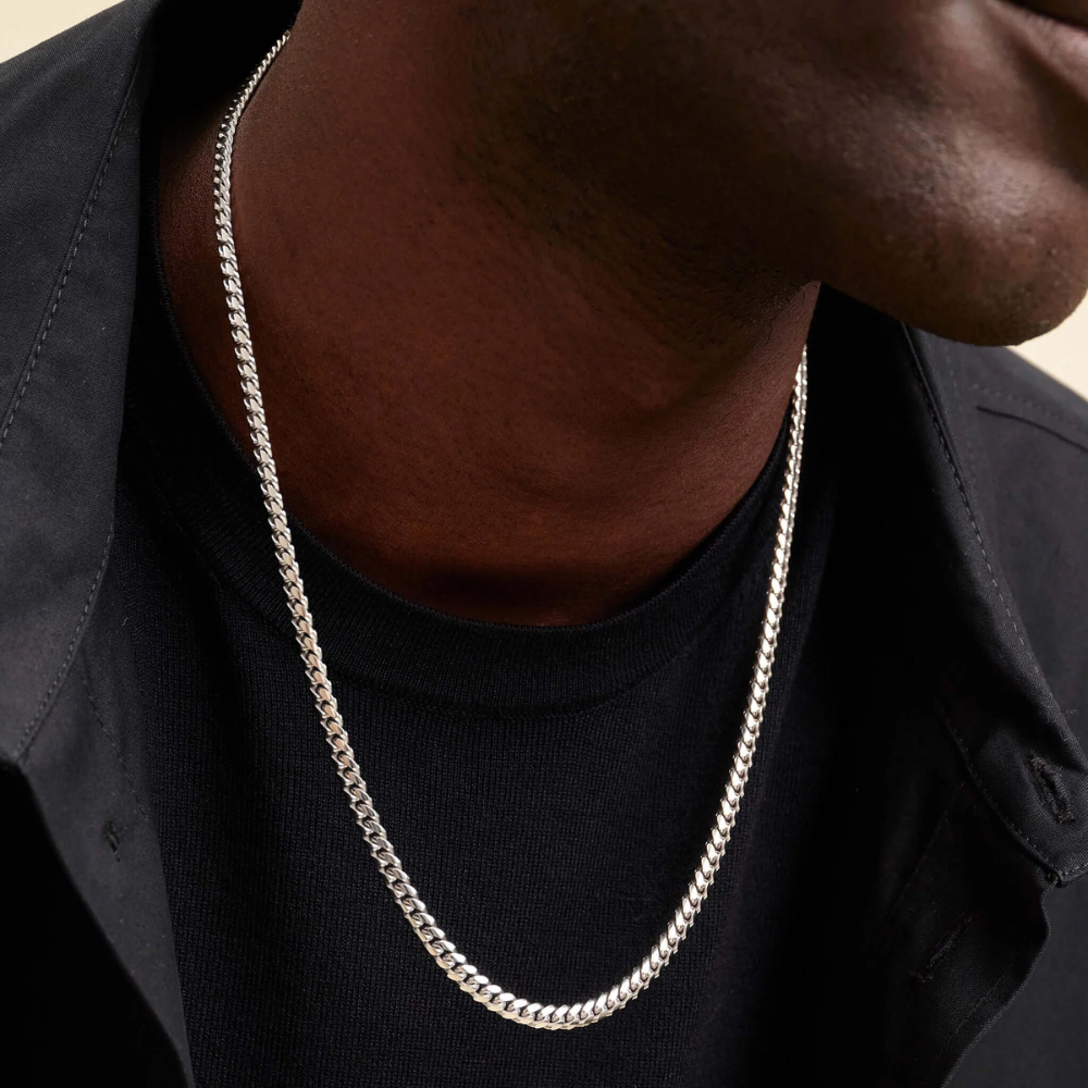 Cuban Link Chain Silver (5mm)