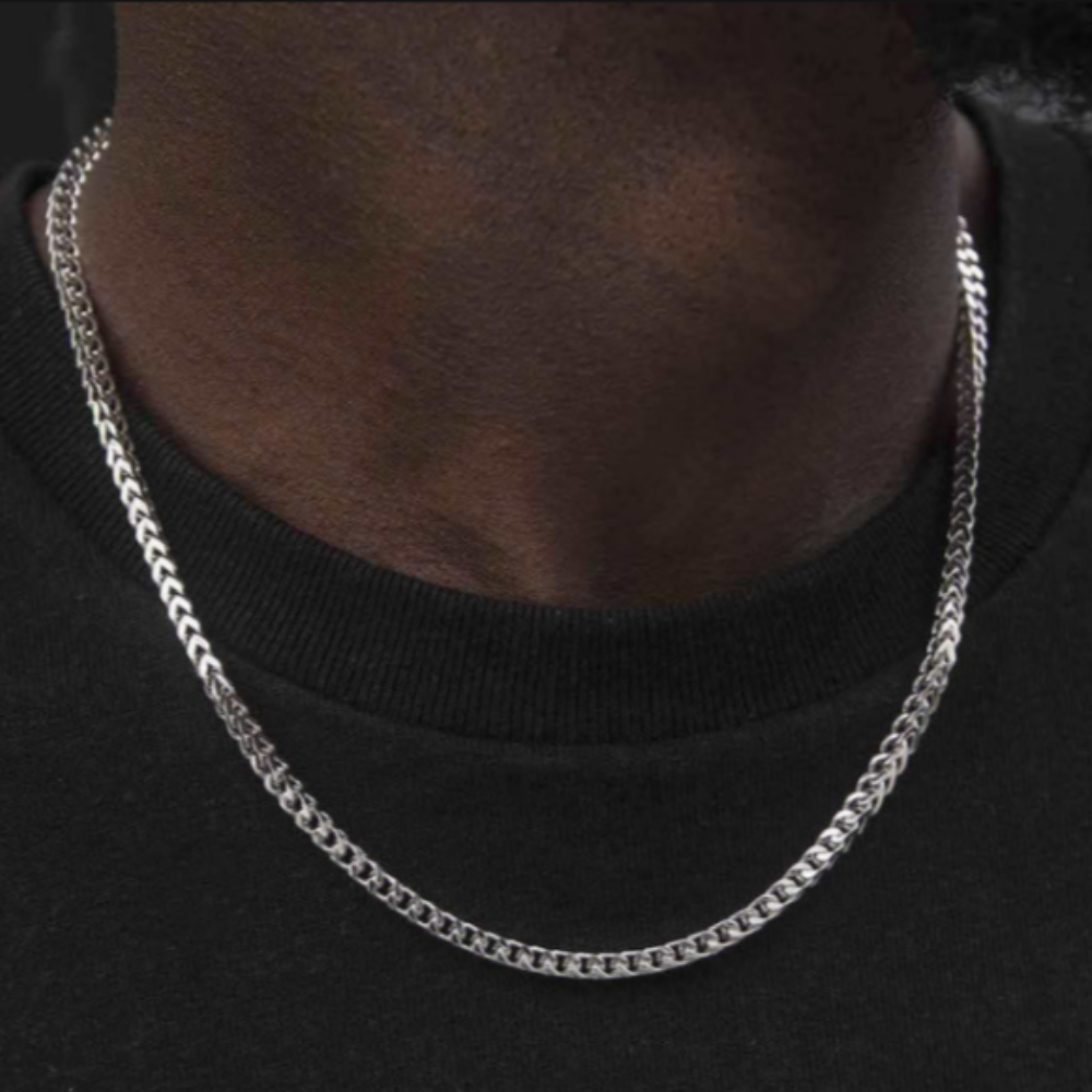 Franco Chain White Gold (3mm)