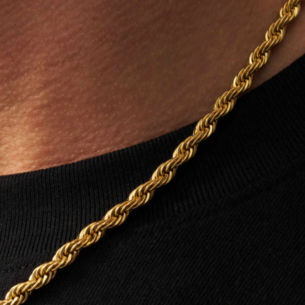 Rope Chain Gold (5mm)