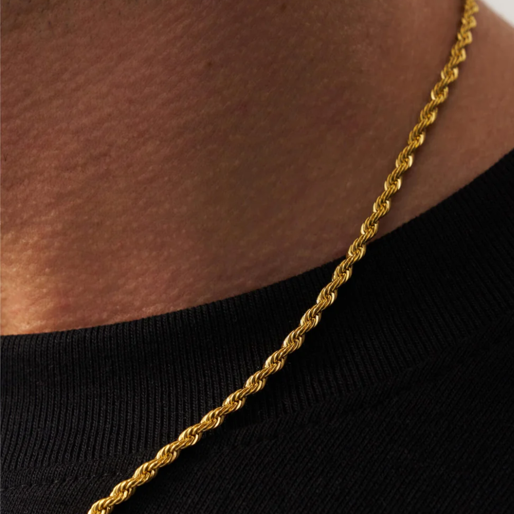 Rope Chain Gold (3mm)