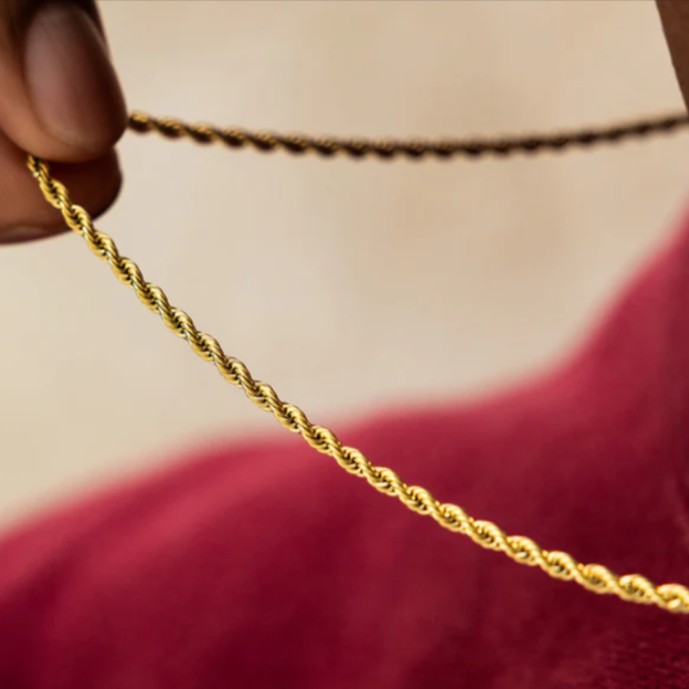 Rope Chain Solid Gold (2mm)