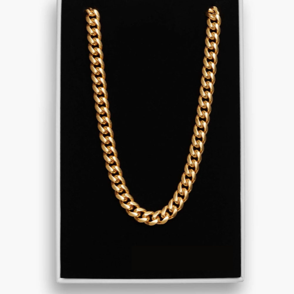 Cuban Link Chain Gold (8mm)